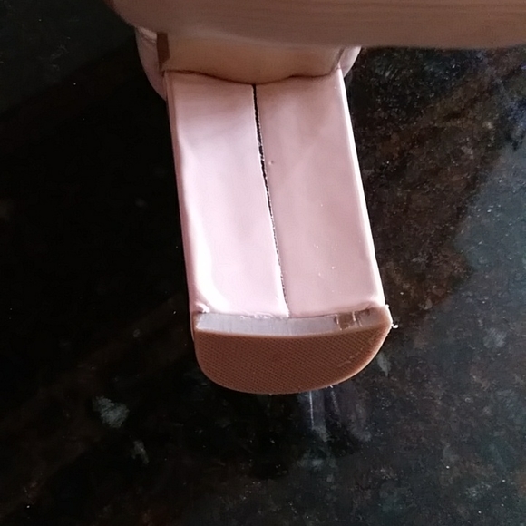 Charlotte Russe Y2k Studded Quecy Chunky Block Heels 10 Nude - Picture 9 of 16